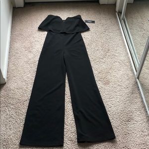 Lulus black sleeveless jumpsuit